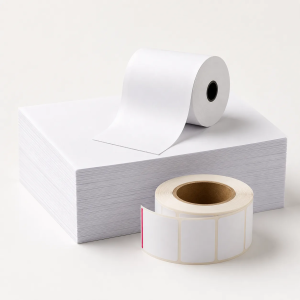 Papier, rolki, druki